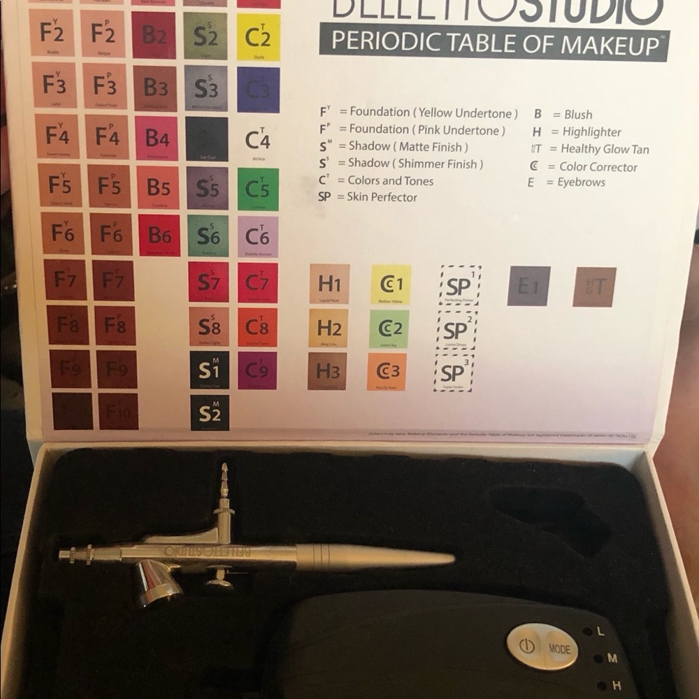 Belletto Studio HD airbrush makeup system